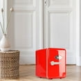 thumbnail image 6 of Cosmetic Fridge Car Refrigerator Home and Travel Mini Fridge 6 Litre Portable Mini Fridge for Dorm Medications Drinks Cosmetics Storage , red, 6 of 8