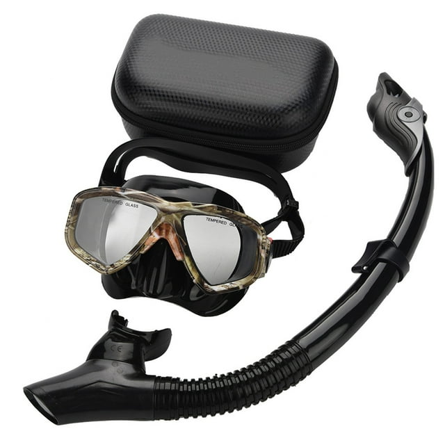 Tubo De Natación, Gafas De Buceo, Sellado De Tubos De PVC, Vidrio Templado Para Actividades De Esnórquel OTVIAP Diving Equipment Set