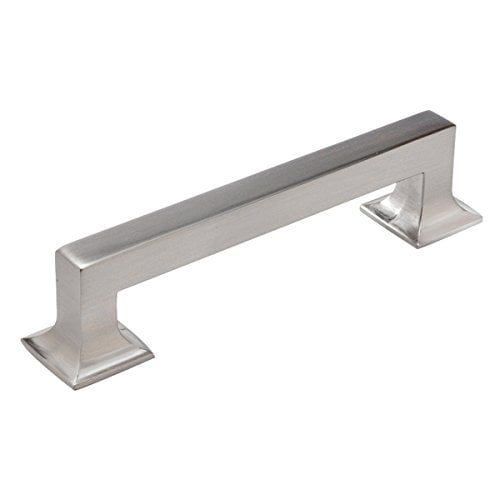 Hickory Hardware P3012-SN Studio Collection Pull, Centre à Centre de 5-1/16 Pouces (128 Mm), Nickel Satiné