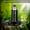 Heat Lights For Reptiles,110V-130V Infrared Ceramic Socket Natural Glow Heater Reptile Heat Light