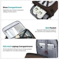 thumbnail image 6 of Joyway Travel Backpack for Women & Men Large Capacity Carry On Backpack with Shoe Compartment Waterproof Weekender Bag Laptop Backpack with Wide Opening Overnight Bag for Travel Work Gym, 6 of 9