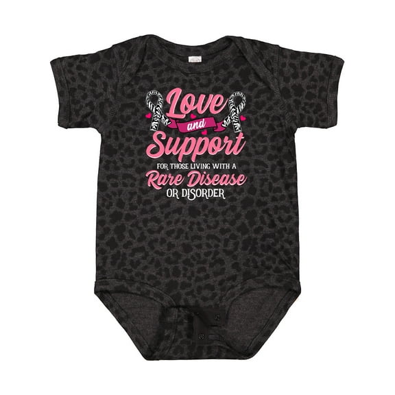 Inktastic Rare Disease Awareness Support Ribbon Girls Baby Bodysuit