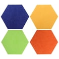 thumbnail image 1 of 4pcs Hexagon Felt Message Board Photo Display Board Felt Wall Display Board, 1 of 9