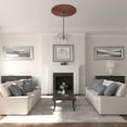 thumbnail image 5 of 47 5/8"OD x 2"P Shakuras Ceiling Medallion (For Canopies up to 6 1/2"), Hand-Painted Firebrick, 5 of 5