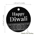 thumbnail image 6 of Inkdotpot Happy Diwali Bottle Tag Real Silver Foil Favor Hang Tags 100 Pack, 6 of 7