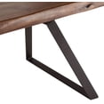 thumbnail image 4 of Acacia Wood Live Edge Dining Table in Walnut Finish (106 in. L x 42 in. W x 30.5 in. H (343 lbs.)), 4 of 5