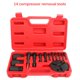 thumbnail image 4 of Scienceny 14 Uds A/C extractor de embrague de compresor Kit de extractor de embrague de compresor conjunto de instalador de embrague de compresor de acero Automoción decorativa y accesorios Scienceny VI005072-00, 4 of 6