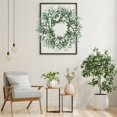 thumbnail image 4 of Corona artificial con hojas verdes, madera de boj, 56 cm, 4 of 7