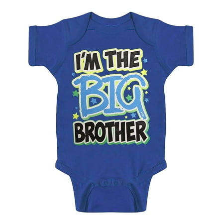 

Toddlers Big Brother Bodysuit - Royal - 18 Months