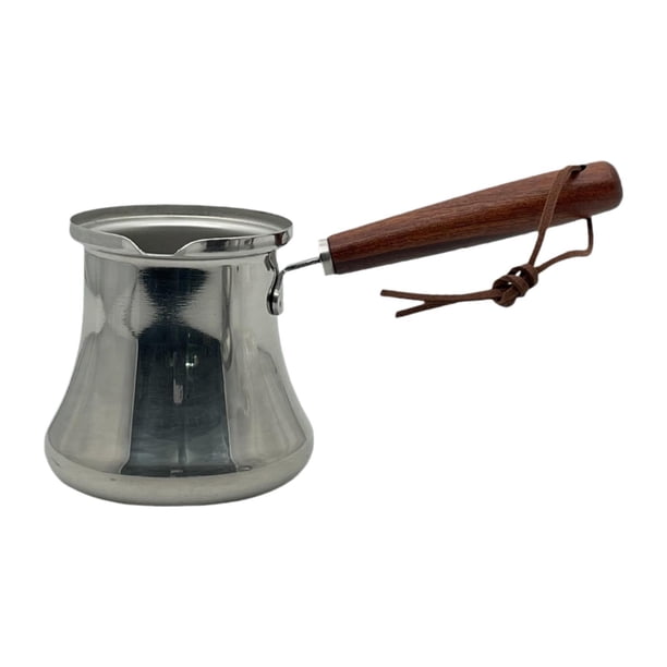 Cafetera turca para derretir chocolate, salsa de jarabe de arce, calor contemporáneo 350 ml