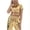 Gold, variant on Women's Crew Neck Short Sleeve Crop Top,Colorful Glitter Party Stage ,XXL