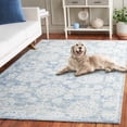thumbnail image 3 of SAFAVIEH Ebony Aideen Floral Runner Rug, Ivory/Blue, 2'3" x 9', 3 of 5