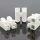 thumbnail image 5 of 500Pcs White No Soldering Welding Quick 2P Cable Wire Connector No Screw Terminal Block Spring Clam, 5 of 5