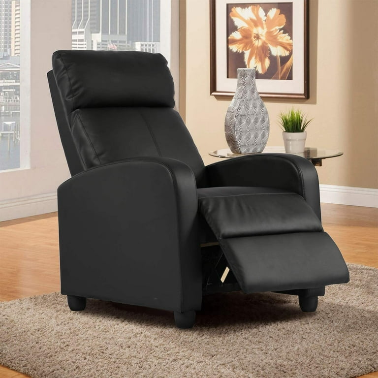 Dropship Recliner Chair PU Leather Recliner Sofa Home Theater