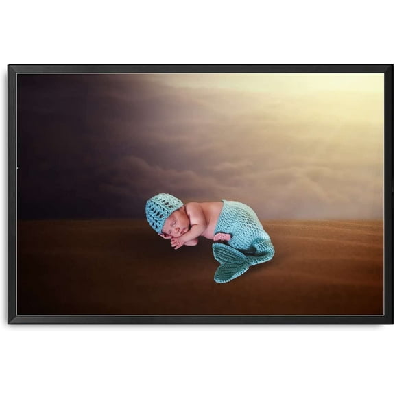 Muchenggift Custom Personalized Canvas Prints12" x 18" Metal Framed Poster