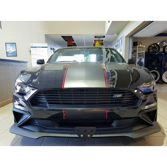 STO N SHO Front License Plate Bracket Compatible with 2018-2023 Ford Mustang  Roush (SNS135b)