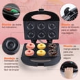 thumbnail image 4 of Aigostar Mini Máquina Eléctrica para Hacer Donuts, con Doble Indicador LED, Placa Antiadherente, Capacidad para 6 Donuts, Ideal para Niños para Preparar Desayunos, Bocadillos y Postres, 4 of 7