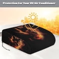 thumbnail image 2 of Wolf Fire Air Conditioner Cover for RV Roof, Windproof Air Conditioner Covers for Outside Units, Universal RV Winter Accessories for Outdoor Camping Travel, 2 of 7
