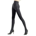 thumbnail image 2 of Wuxian Funny Socks Sheer Tights Seamless High Waist Non Solid Color Control Top Reinforced Toes Hosiery Comfy Pantyhose Breathable Lightweight Footwear,Black,XL, 2 of 4