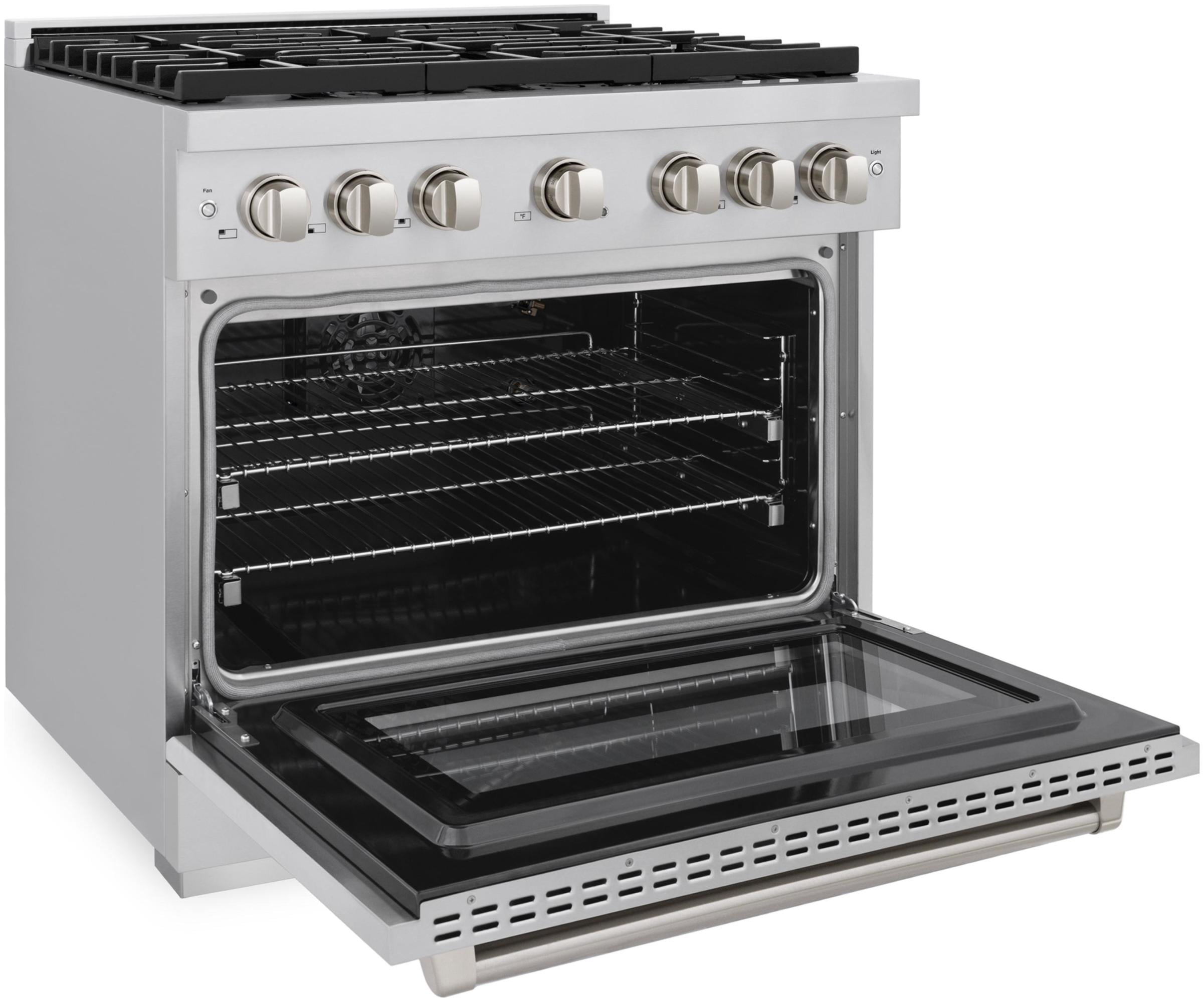 Zline Sgr-Br-36 Paramount 36" Wide 5.2 Cu. Ft. Free Standing Gas Range - Stainless Steel