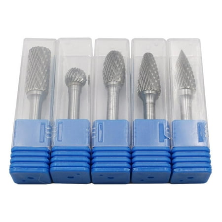

5x HSS Milling Routing Tool Rod Accessories Rotary Tool For DIY Carpentry Engraving