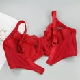 thumbnail image 4 of Jsaierl Women's Lace Bras Wireless Push Up T-shirt Bras Seamless Full Coverage Bralettes Cozy Daily Full Figure Bras, 4 of 8