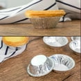 thumbnail image 5 of 100 Pcs Moule à Tarte Jetable en Papier D\'aluminium Mini Casserole Plaque de Cuisson pour Tarte, 5 of 5