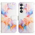 thumbnail image 6 of for Samsung Galaxy S24 Plus PU Leather Wallet case, Marble Pattern Credit Card Holder,Flip Folio Book Kickstand Cover Women Men with Long + Short Strap for Samsung Galaxy S24 Plus, Colored, 6 of 6