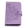 thumbnail image 3 of Case Phone Wallet Case With Card Slot Stand PU Leather Flower Embossed Protective Flip Cover for  13, 3 of 7