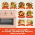 thumbnail image 5 of bella 6-Slice Air Fry Toaster Oven with 7 Preset Cooking Options and EverGood™ Nonstick Coated Trays, Blossom, 5 of 8