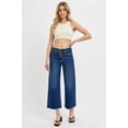 thumbnail image 6 of RISEN Raw Hem Wide Leg Attached Buckle Jeans, 6 of 6