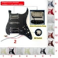 thumbnail image 2 of HSH Prewired Guitar Strat Pickguard Set,With Kill Swith Ainico 5 Humbucker Pickups Coil Splitting Switch Multi Switch Harnesses, 2 of 5
