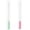 Green-Pink, variant on Linnome Extra Long Reusable Straw Cleaner Brush for Narrow Bottles and Cups – Durable Stainless Steel Core Cleaning Brush for Silicone, Metal, Plastic Straws