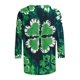 thumbnail image 4 of Xuyuer St. Patrick's Day Womens Fashion 3/4 Sleeve Round Neck Casual Cute T Shirts Shamrock Printed Graphic Tunic Blouses Tee Casua Basic Business Work Tops, 4 of 5