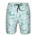 thumbnail image 4 of Naloa Rabbit And Dragonfly Men's Beach Shorts, Surfing shorts, Swim trunks, Quick Dry Swim Trunks for Surfing Beach Fun - X-Large, 4 of 9