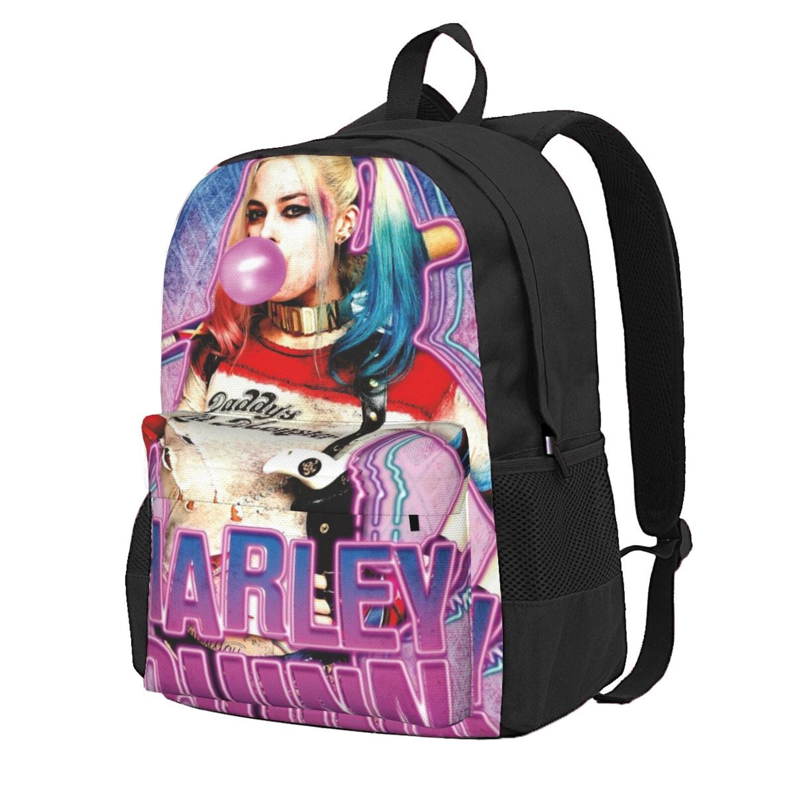 Kid Harley Quinn School Backpack Bookbag Daypack School Bag For Teens Boys Girls Walmart