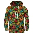 thumbnail image 5 of Sudadera con capucha con estampado de pato amarillo para hombre y mujer, ropa con estampado de hojas en 3D, estilo Harajuku, Y2k, 2024, 5 of 5