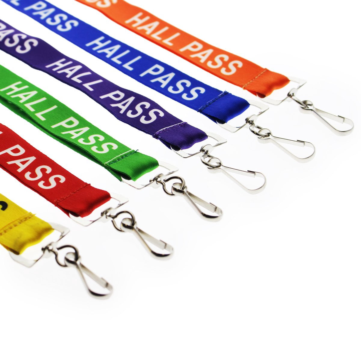 Bulk 36 Pack - Student Hall Pass Lanyards with Unbreakable Card Passes & Safety Breakaway Lanyards (Hall, Bathroom, Library, Office & Nurse) - Classroom/School Supplies for Teachers by Specialist ID