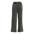 thumbnail image 5 of Self Esteem Juniors Washed Wide Leg Sweatpants with Slits, Sizes XS-XL, 5 of 5