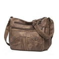 thumbnail image 1 of Rbaofujie Food Storage Bags Multi Functional Large Capacity Shoulder Bag Leisure Large Capacity Shoulder Bag Washed Leather Crossbody Bag Fashionable Mom Bag Aesthetic Lunch Bag, 1 of 2