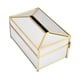 thumbnail image 2 of Cubierta de soporte de caja de pañuelos rectangular, soporte de pañuelos faciales de vidrio de espejo para encimera de baño hogar , Espejo Pequeño Baoblaze Cubierta de papel tisú, 2 of 8