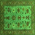 thumbnail image 1 of Ahgly Company Indoor Square Oriental Green Industrial Area Rugs, 8' Square, 1 of 4