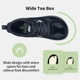 thumbnail image 3 of MAYKX Women’s Wide Toe Box Walking Shoes with Arch Support, Cushioned Sole, Breathable Mesh Sneakers – Ideal for Plantar Fasciitis & Wide Feet, 3 of 7