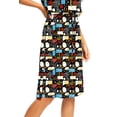 thumbnail image 2 of Vestido casual Simier Fariry de verano de manga corta con bolsillo, 2 of 4