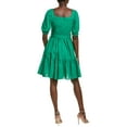 thumbnail image 2 of BGL womens  Linen-Blend Mini Dress, 8, Green, 2 of 3