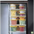 thumbnail image 4 of Round Storage Containers, 7-4/5" H x 8-1/2" D, 3.79 L Capacity, Clear Each, 4 of 4