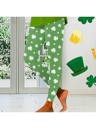 Girls shamrock leggings discount