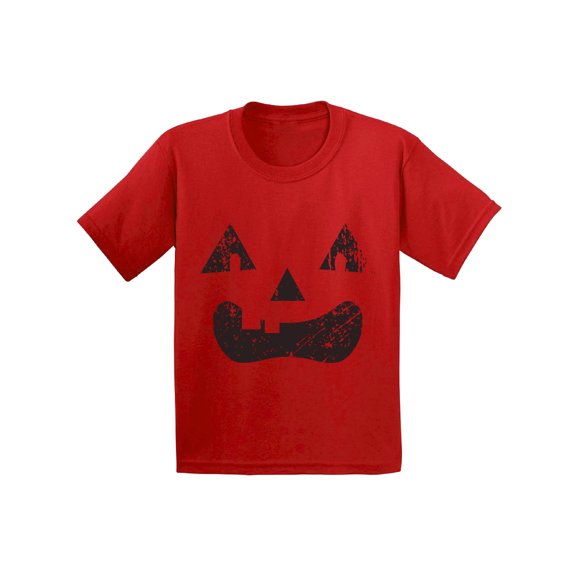 Awkward Styles Spooky Jack o Lantern Shirt Youth Halloween Shirts Halloween Shirts For Kids Pumpkin Face Tshirt Youth Kids