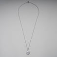 thumbnail image 3 of Mercie Sterling Silver Pendant Necklace, Rhodium Plated Silver Evil Eye Sunburst Jewellery, Cubic Zirconia Charm for Everyday Wear, 3 of 8