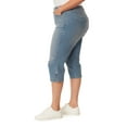 thumbnail image 3 of Gloria Vanderbilt Women's and Plus High Rise Amanda Capri, 21" Inseam, 3 of 3